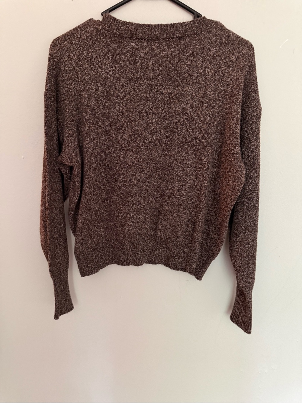 SHEIN Brown Knit Lightweight Sweater Size Medium Cozy Casual